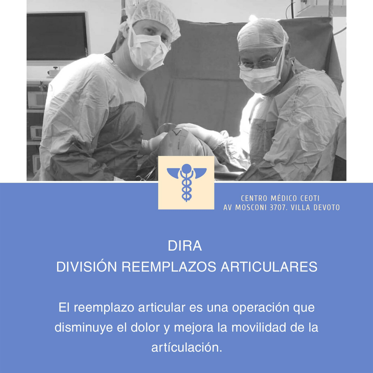 reemplazos articulares - dira